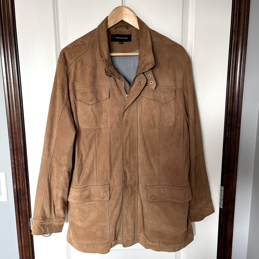 Jones New York Suede Leather Jacket